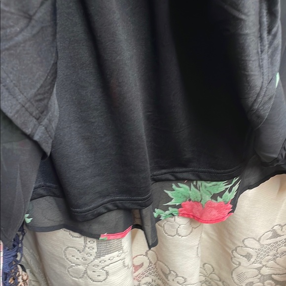 Umgee brand Floral Cold Shoulder Dress - Picture 6 of 8